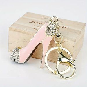 Crystal High Heel Bag Charm/Keychain